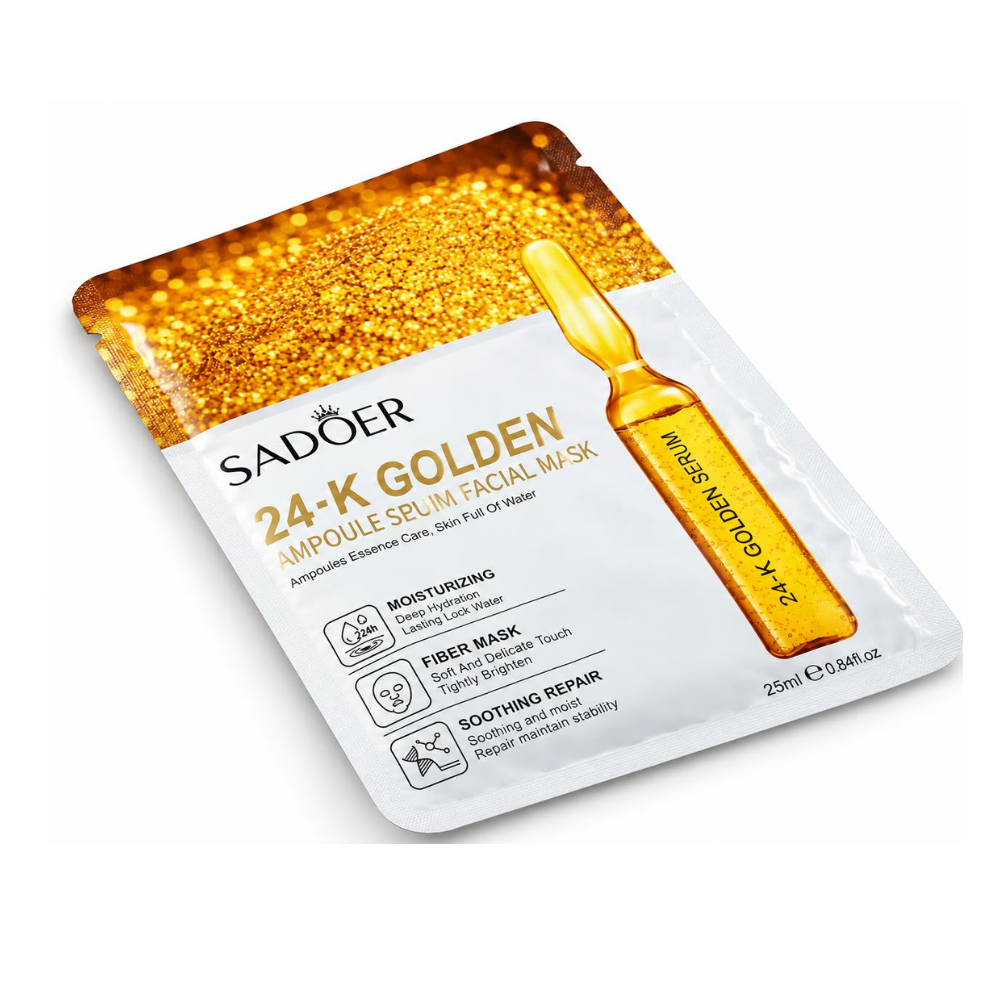 SADOER 24K Golden Ampoule Facial Mask