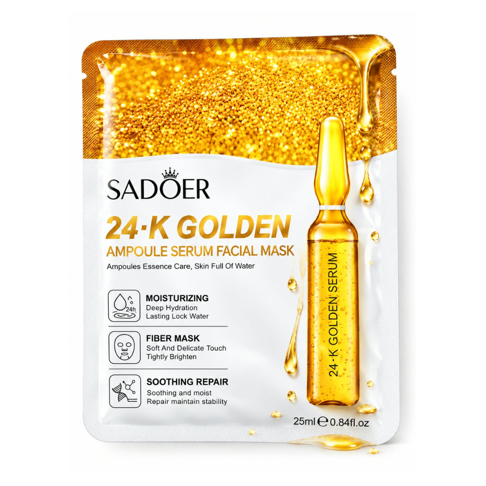 SADOER 24K Golden Ampoule Facial Mask