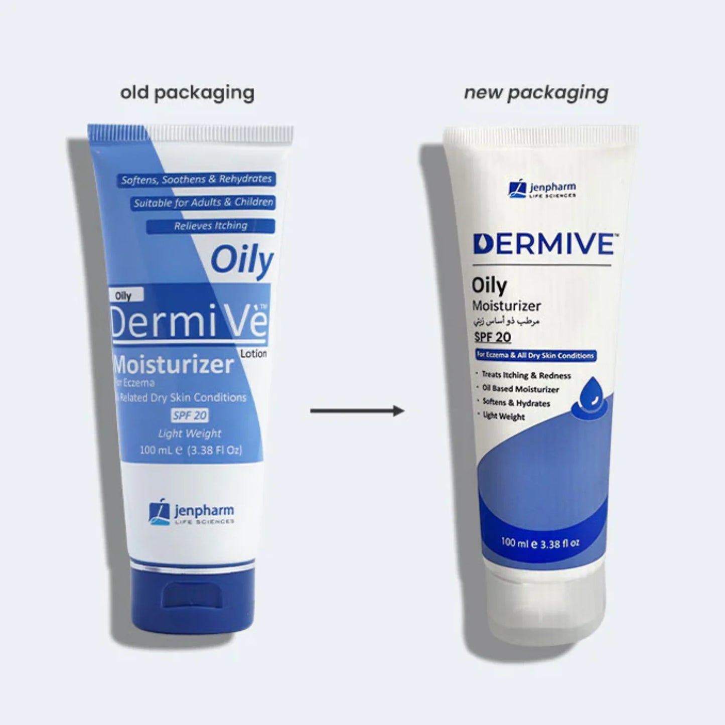 ✨JENPHRAM DERMIVE OILY MOISTURIZER , SPF 20 hydrating cream