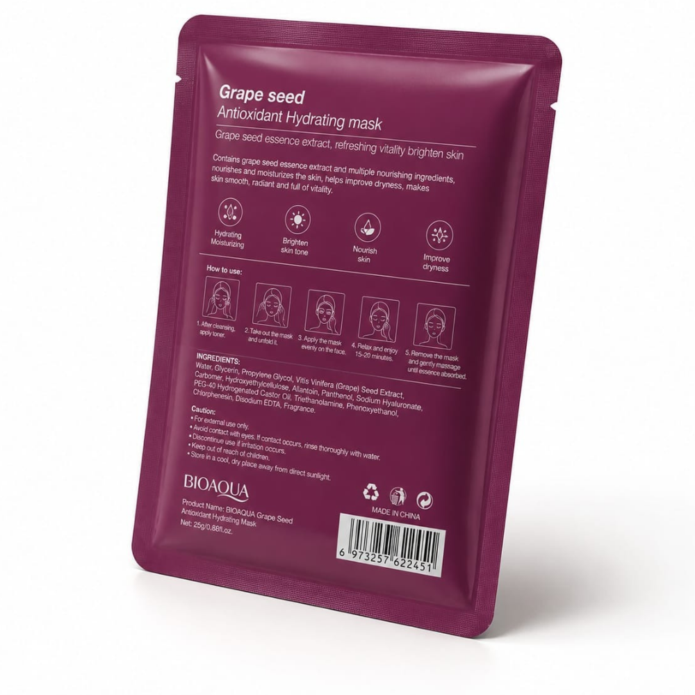 Grape Seed Facial Sheet Mask