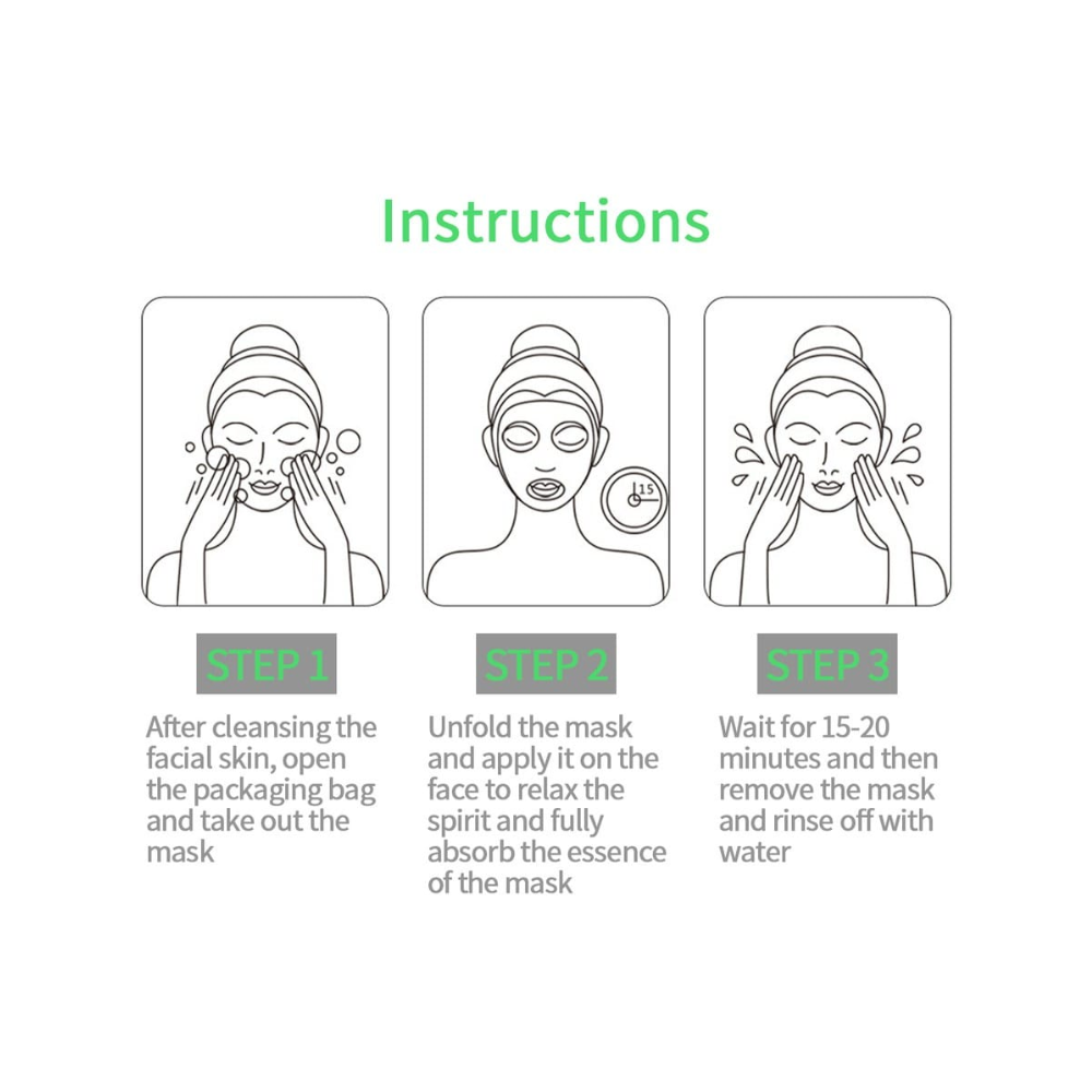 Bioaqua Green Tea Sheet Mask
