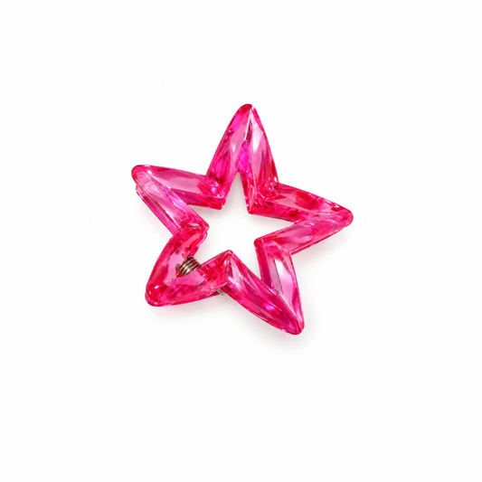 Acrylic Star Hair Claw Clip