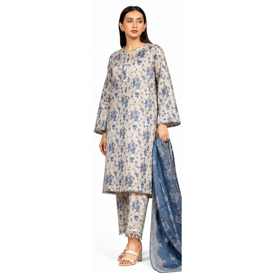 Sapphire Lawn 3-Piece Unstitched Suit