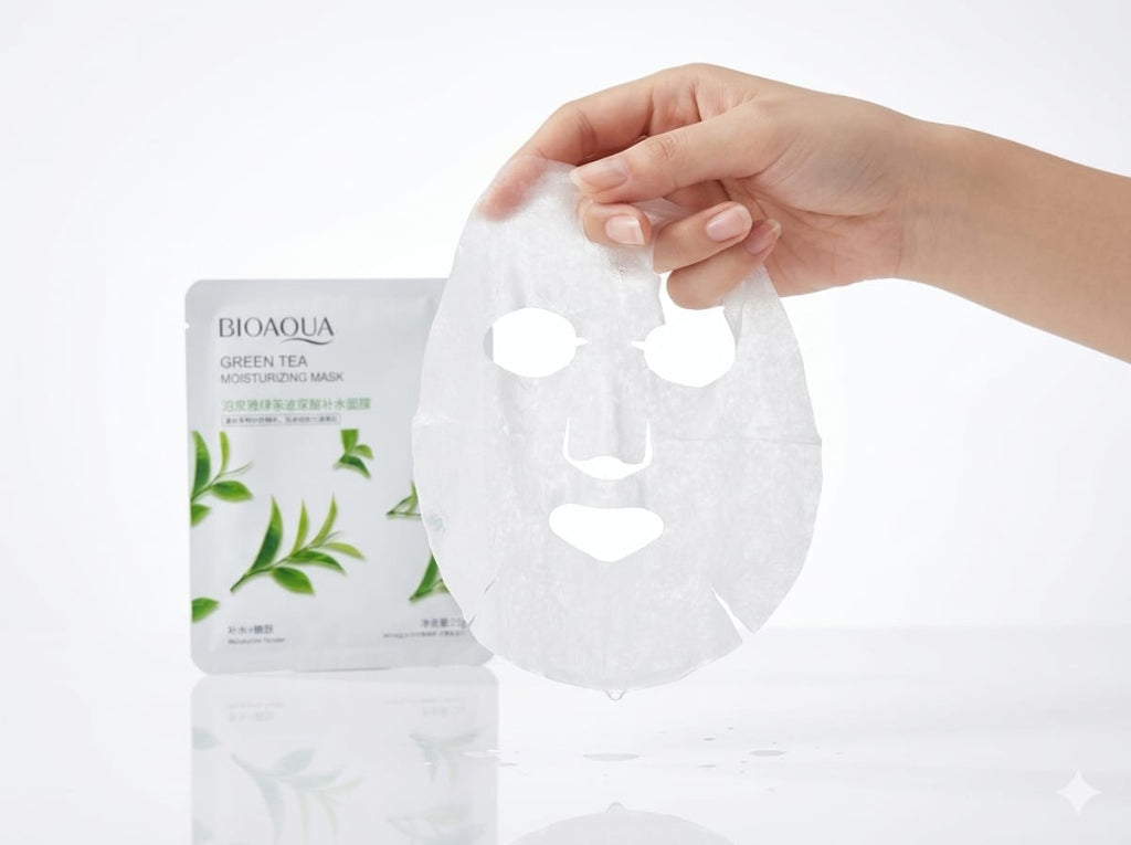 BIOAQUA SHEET MASK (Bioaqua Neem Sheet Mask- Ulti Mate Acne Control &Skin Purifying Mask)